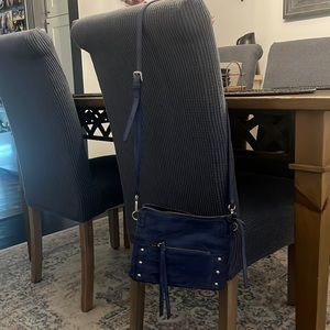 Francesca washed blue purse!